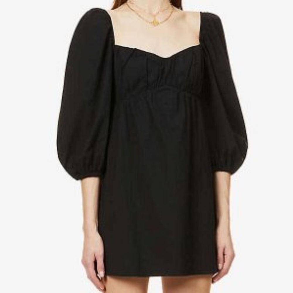 Reformation Black Mini Dress